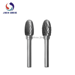 E Oval Şekli Tungsten Karbür Rotary Haşls Dosyası Tipi