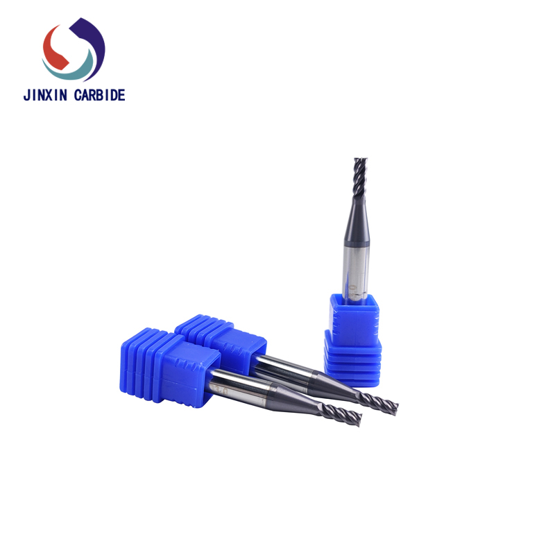 Çelik Kesim için HRC 60 Tungsten Karbür Parmak Frezeler