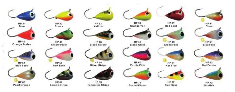 tungsten damla buz jig rengi