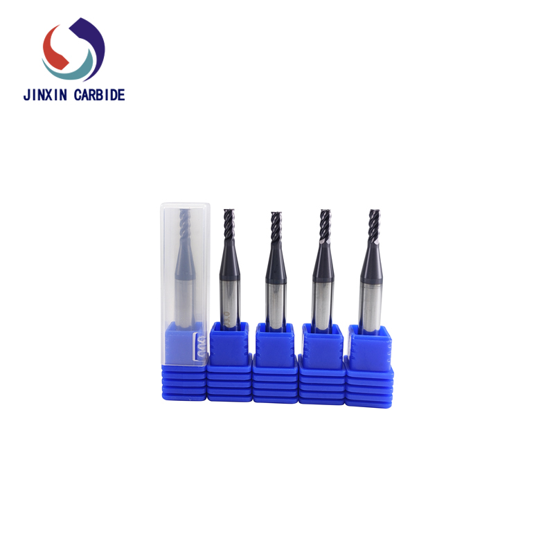 Çelik Kesim için HRC 60 Tungsten Karbür Parmak Frezeler