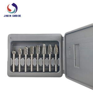 6mm Shank 10pcs Tungsten Karbür Rotary Boz Seti Siyah Takım Kutusu