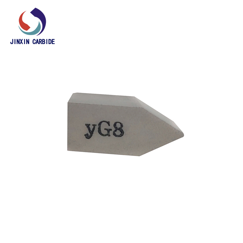 Çeliğin Finiş Tornalanması için YG8 C122 Tungsten Karbür Lehimli Uçlar