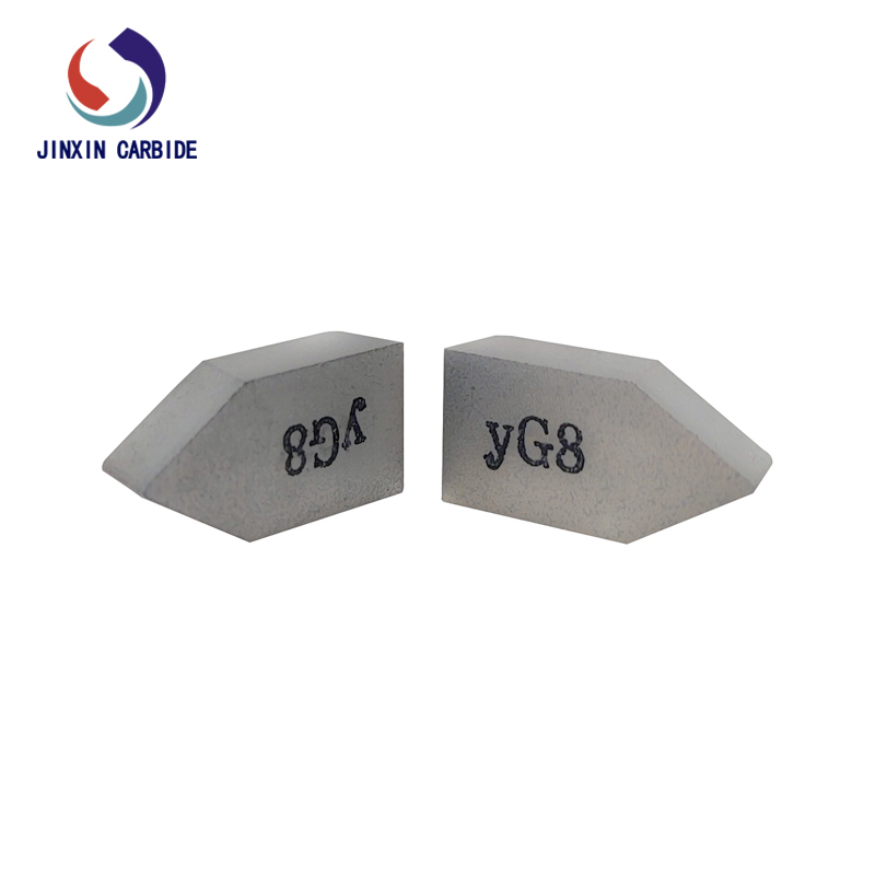 Çeliğin Finiş Tornalanması için YG8 C122 Tungsten Karbür Lehimli Uçlar